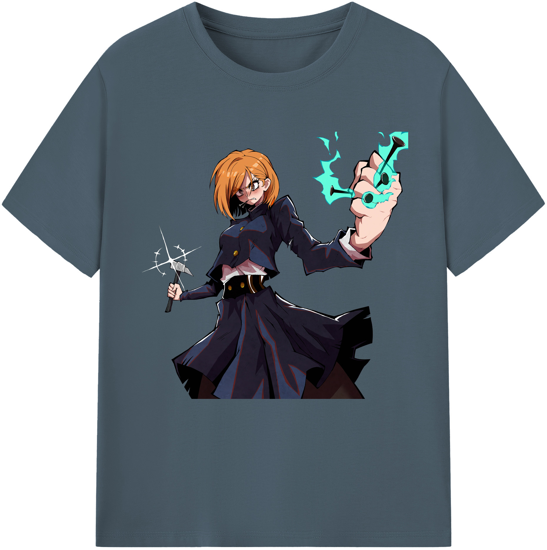 （画像用） 呪術廻戦 Jujutsu Kaisen 綿100％半袖Tシャツ（フロントプリント）